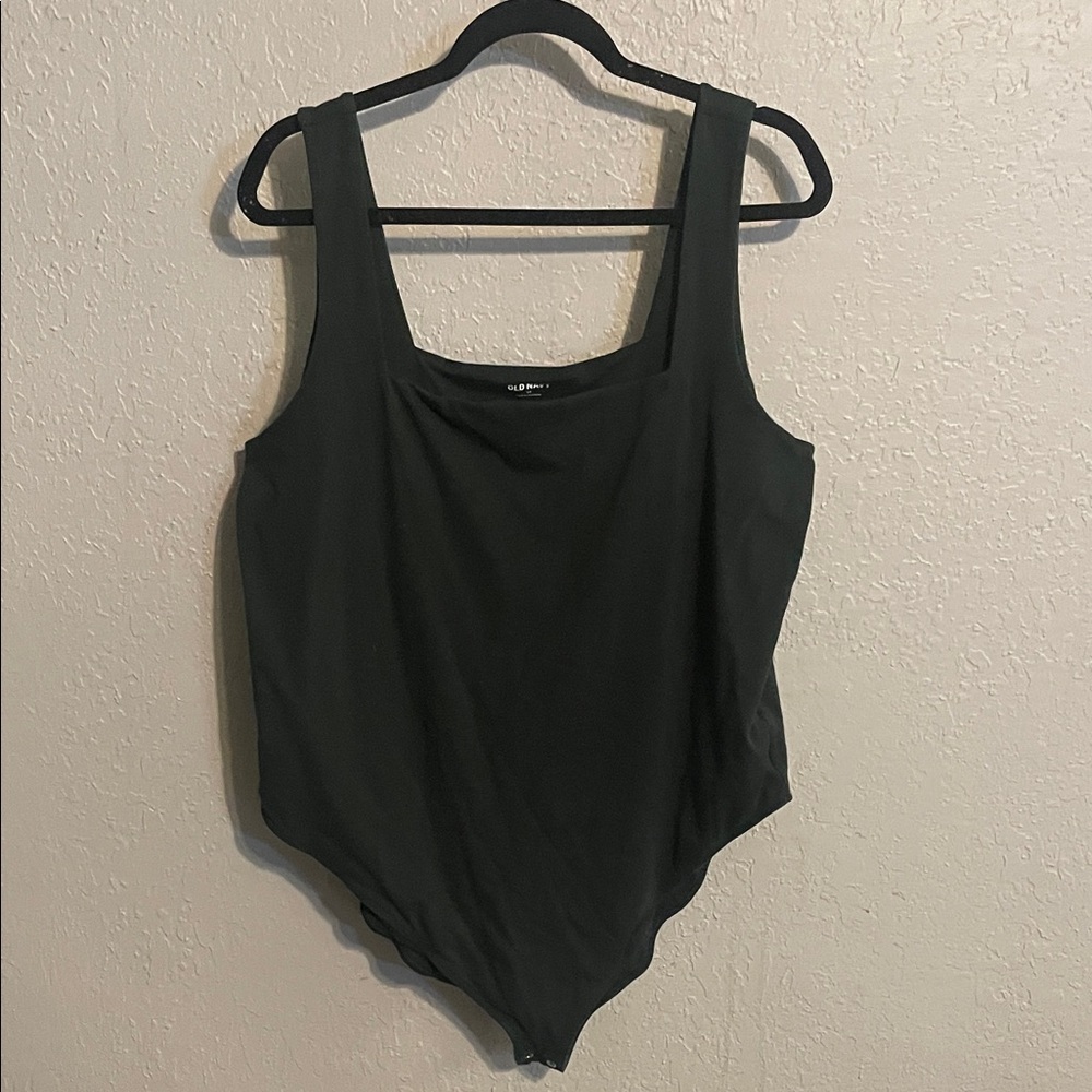 Old Navy Hunter Green Bodysuit
